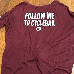 FOLLOW ME TO CYCLEBAR long sleeve
